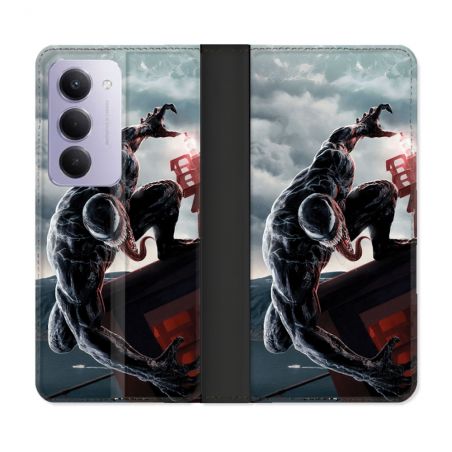 Housse cuir portefeuille Pour Xiaomi Redmi 15 5G Venom