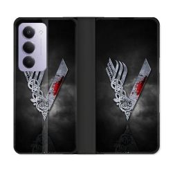 Housse cuir portefeuille Pour Xiaomi Redmi 15 5G Viking