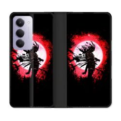 Housse cuir portefeuille Pour Xiaomi Redmi 15 5G Voyage Japon Samourai