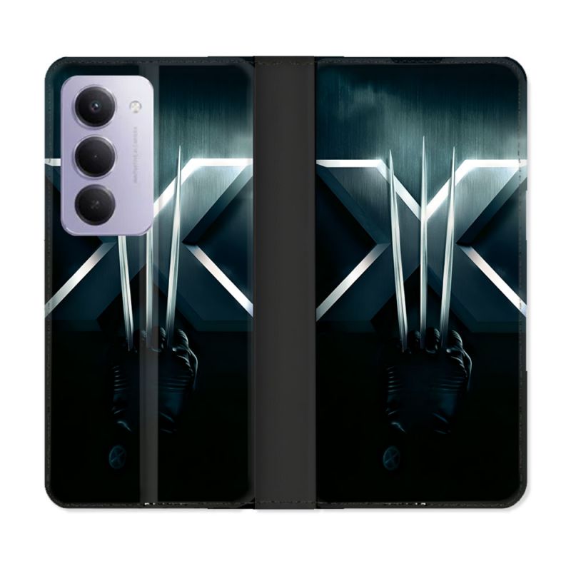 Housse cuir portefeuille Pour Xiaomi Redmi 15 5G Xmen