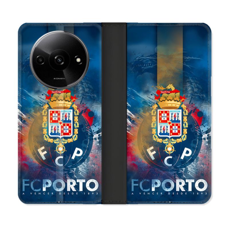Housse cuir portefeuille Pour Xiaomi Redmi A3 Foot FC Porto