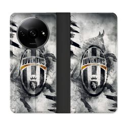Housse cuir portefeuille Pour Xiaomi Redmi A3 Foot Juventus Turin
