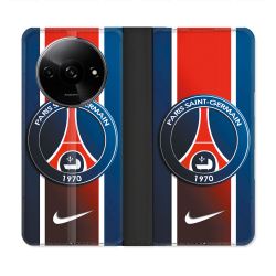 Housse cuir portefeuille Pour Xiaomi Redmi A3 Foot PSG 1970
