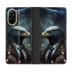 Housse cuir portefeuille Pour Xiaomi Redmi A5 Animal Aigle Business