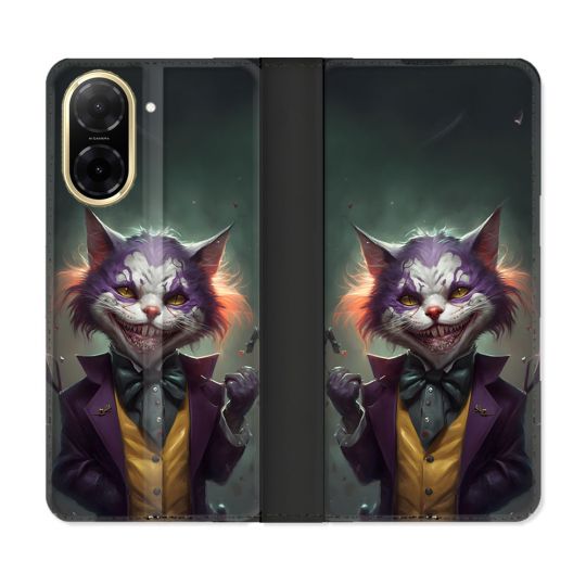 Housse cuir portefeuille Pour Xiaomi Redmi A5 Animal Chat Joker