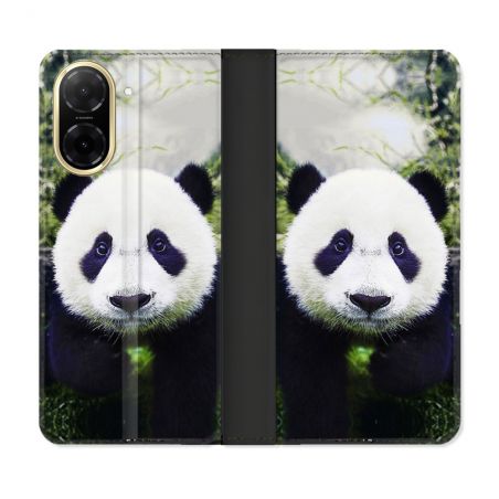 Housse cuir portefeuille Pour Xiaomi Redmi A5 Animal Panda Color