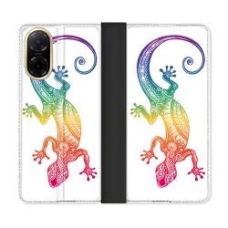 Housse cuir portefeuille Pour Xiaomi Redmi A5 Animal Salamandre Color