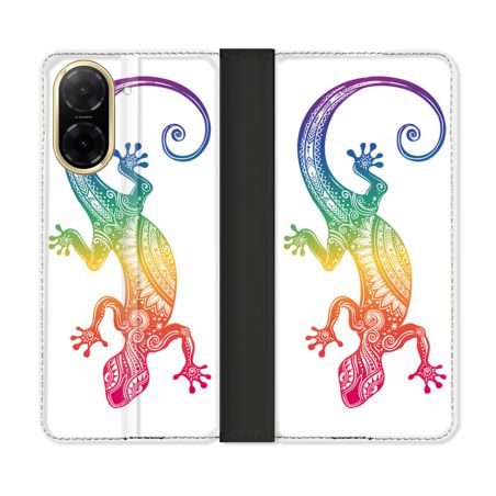 Housse cuir portefeuille Pour Xiaomi Redmi A5 Animal Salamandre Color