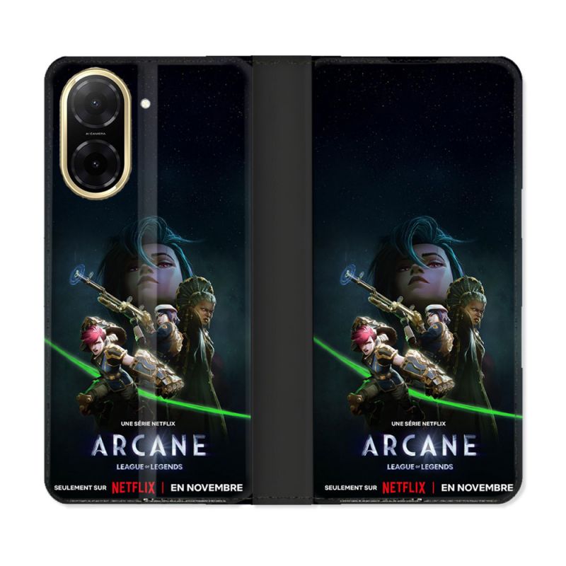 Housse cuir portefeuille Pour Xiaomi Redmi A5 Arcane Affiche