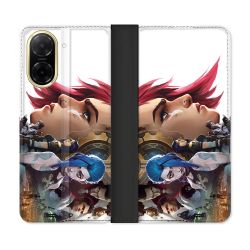 Housse cuir portefeuille Pour Xiaomi Redmi A5 Arcane Jinx Sœur