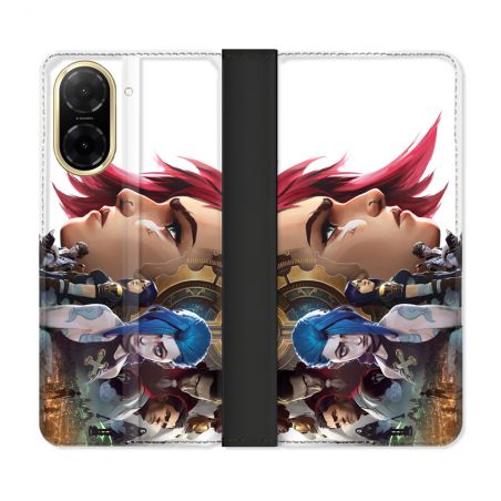 Housse cuir portefeuille Pour Xiaomi Redmi A5 Arcane Jinx Sœur