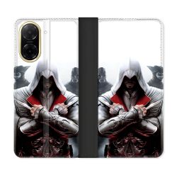 Housse cuir portefeuille Pour Xiaomi Redmi A5 Assassin Creed Mask
