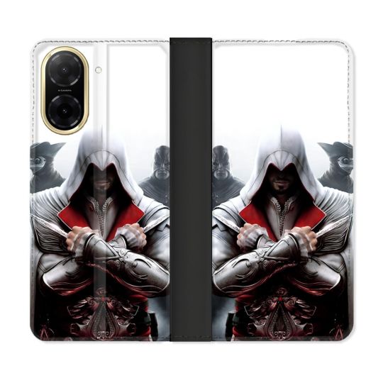 Housse cuir portefeuille Pour Xiaomi Redmi A5 Assassin Creed Mask
