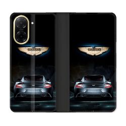 Housse cuir portefeuille Pour Xiaomi Redmi A5 Aston Martin