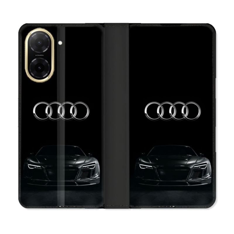 Housse cuir portefeuille Pour Xiaomi Redmi A5 Audi