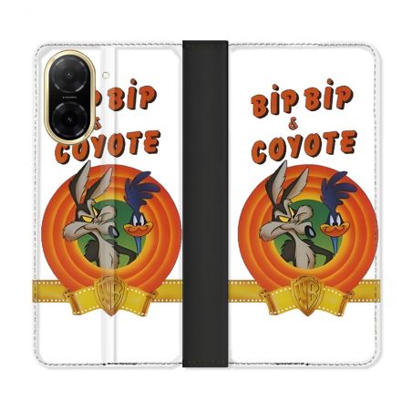 Housse cuir portefeuille Pour Xiaomi Redmi A5 Bip Bip Coyote