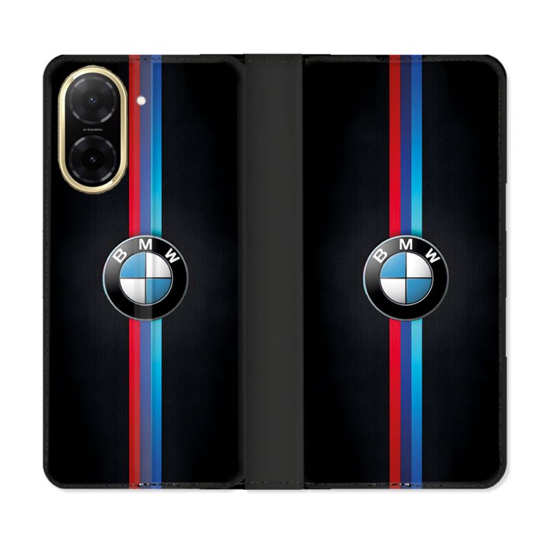Housse cuir portefeuille Pour Xiaomi Redmi A5 BMW Logo
