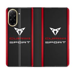 Housse cuir portefeuille Pour Xiaomi Redmi A5 Cupra