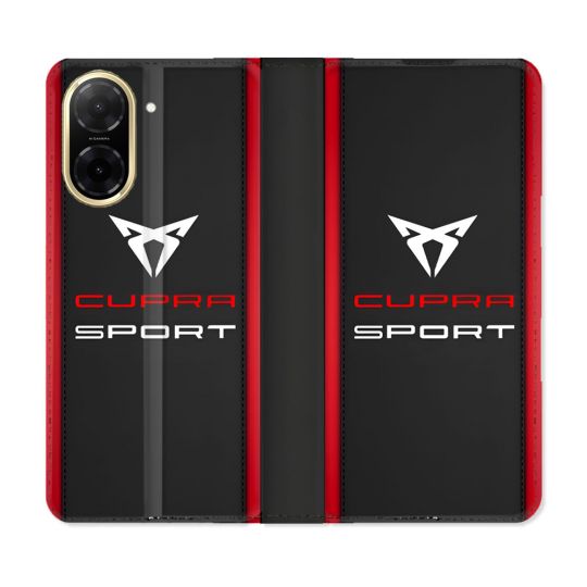 Housse cuir portefeuille Pour Xiaomi Redmi A5 Cupra