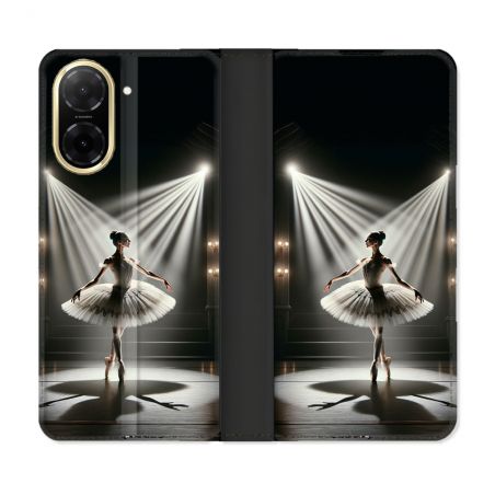 Housse cuir portefeuille Pour Xiaomi Redmi A5 Danseuse Lumière