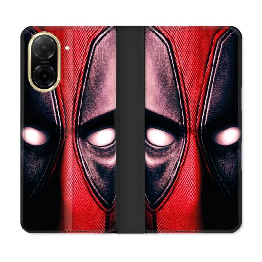 Housse cuir portefeuille Pour Xiaomi Redmi A5 Deadpool Yeux