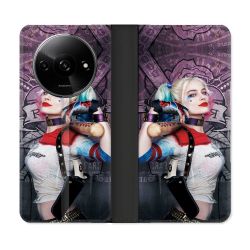 Housse cuir portefeuille Pour Xiaomi Redmi A3 Harley Quinn Batte
