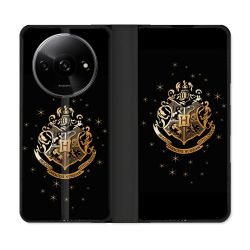 Housse cuir portefeuille Pour Xiaomi Redmi A3 Harry Potter Poudlard