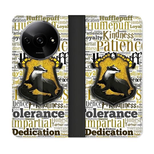 Housse cuir portefeuille Pour Xiaomi Redmi A3 Harry Potter Poursouffle