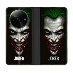 Housse cuir portefeuille Pour Xiaomi Redmi A3 Joker Noir