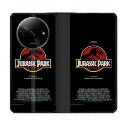 Housse cuir portefeuille Pour Xiaomi Redmi A3 Jurassic Park Affiche