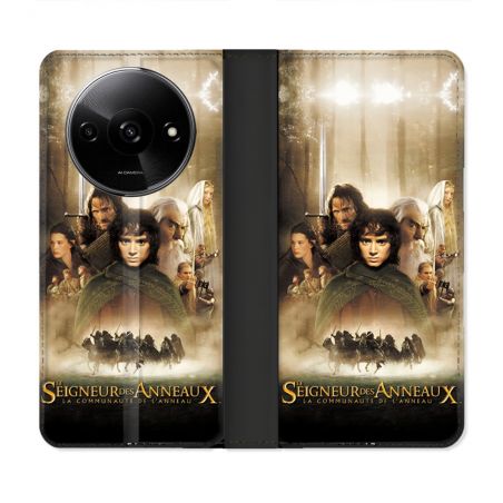 Housse cuir portefeuille Pour Xiaomi Redmi A3 Le seigneur Des Anneaux Affiche