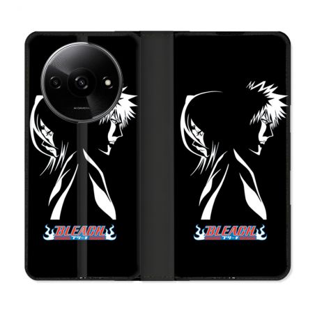 Housse cuir portefeuille Pour Xiaomi Redmi A3 Manga Bleach Duo