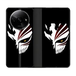 Housse cuir portefeuille Pour Xiaomi Redmi A3 Manga Bleach Masque