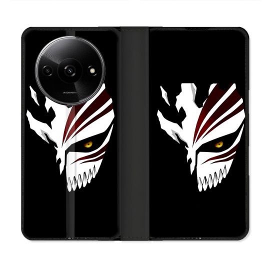 Housse cuir portefeuille Pour Xiaomi Redmi A3 Manga Bleach Masque