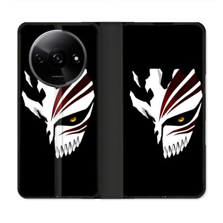 Housse cuir portefeuille Pour Xiaomi Redmi A3 Manga Bleach Masque