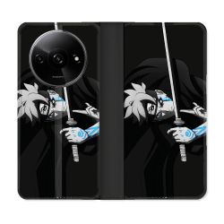 Housse cuir portefeuille Pour Xiaomi Redmi A3 Manga Boruto Epée