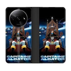 Housse cuir portefeuille Pour Xiaomi Redmi A3 Manga Capitaine Albator