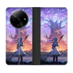 Housse cuir portefeuille Pour Xiaomi Redmi A3 Manga Frieren