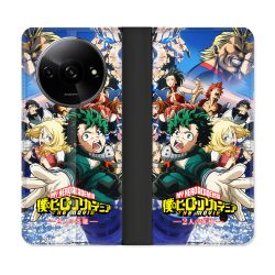 Housse cuir portefeuille Pour Xiaomi Redmi A3 Manga My Hero Academia Affiche