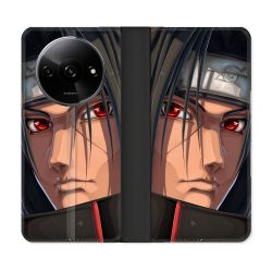 Housse cuir portefeuille Pour Xiaomi Redmi A3 Manga Naruto Itachi Visage