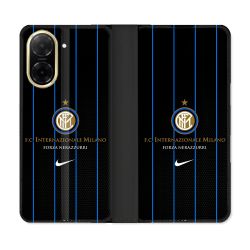 Housse cuir portefeuille Pour Xiaomi Redmi A5 Foot Inter Milan