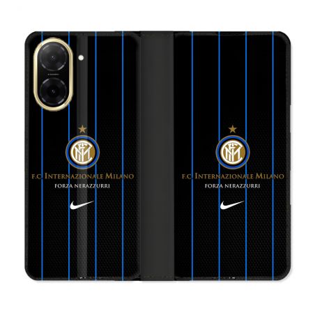 Housse cuir portefeuille Pour Xiaomi Redmi A5 Foot Inter Milan