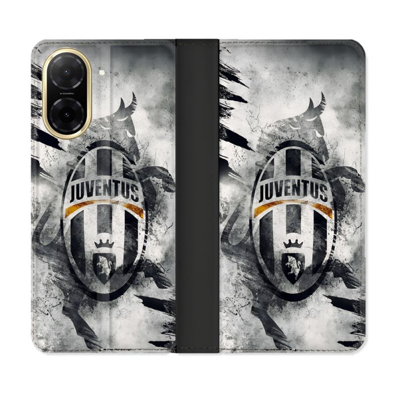 Housse cuir portefeuille Pour Xiaomi Redmi A5 Foot Juventus Turin