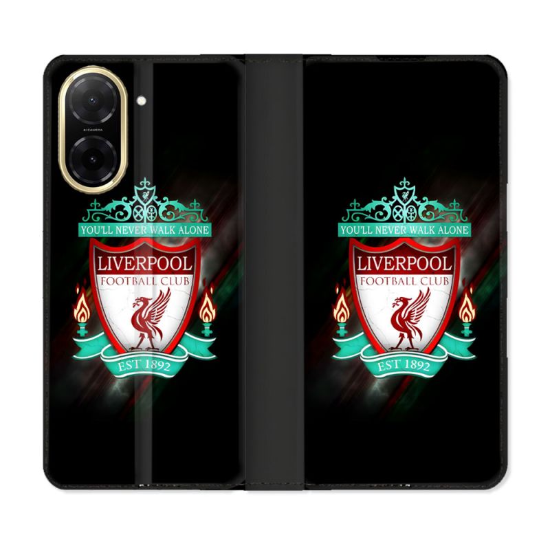 Housse cuir portefeuille Pour Xiaomi Redmi A5 Foot Liverpool