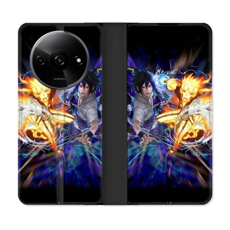 Housse cuir portefeuille Pour Xiaomi Redmi A3 Manga Naruto VS
