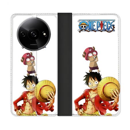 Housse cuir portefeuille Pour Xiaomi Redmi A3 Manga One Piece Chopper