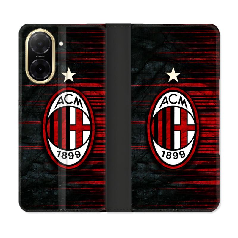 Housse cuir portefeuille Pour Xiaomi Redmi A5 Foot Milan AC