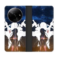 Housse cuir portefeuille Pour Xiaomi Redmi A3 Manga SAO sword Art Online Asuna