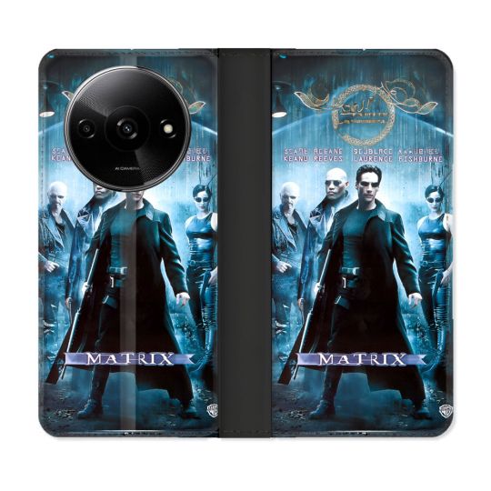 Housse cuir portefeuille Pour Xiaomi Redmi A3 Matrix Affiche