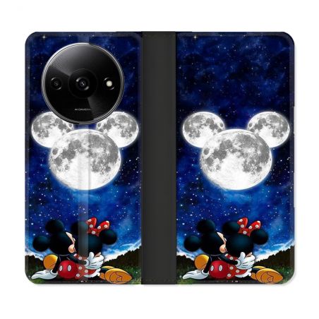Housse cuir portefeuille Pour Xiaomi Redmi A3 Mickey Minnie